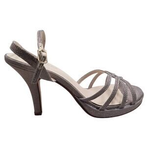 NEW Touch Ups Mae Champagne heeled strapped Sandal Women size 8